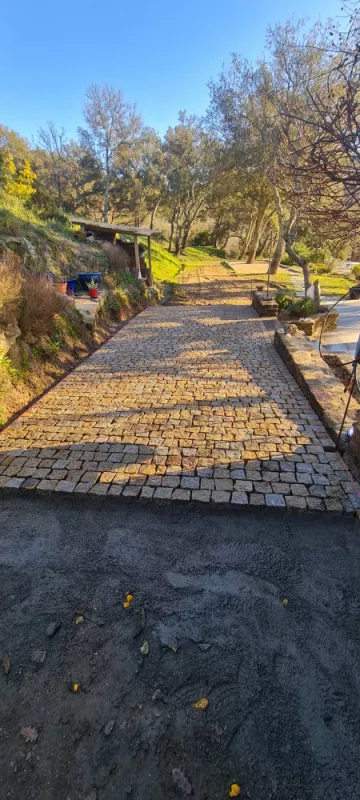 Pavage en pierre naturelle ou en granit, Lavandou, N30