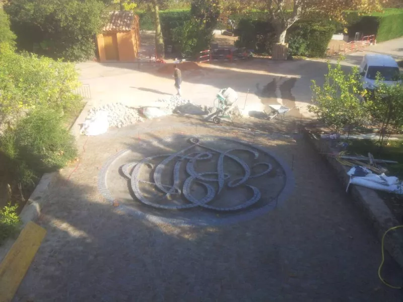 Pavage en pierre naturelle ou en granit, Lavandou, N30