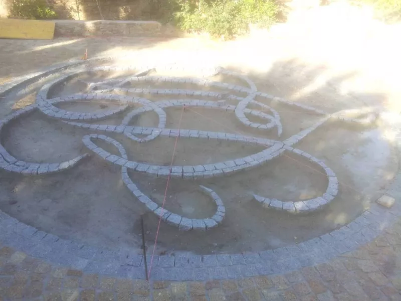 Pavage en pierre naturelle ou en granit, Lavandou, N30