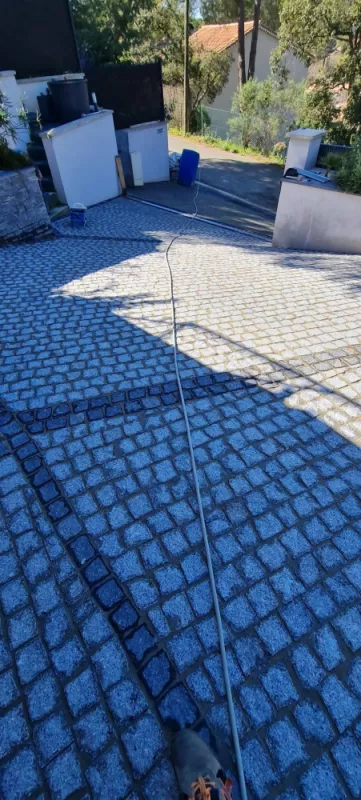 Pavage en pierre naturelle ou en granit, Lavandou, N30