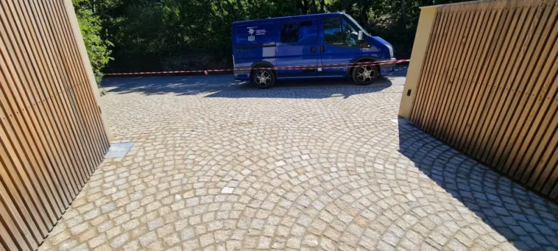 Pavage en pierre naturelle ou en granit, Lavandou, N30