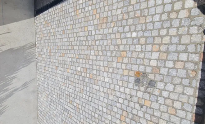 Pose de paves a valcro, Le Lavandou, N30