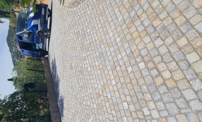 Pose de paves a valcro, Le Lavandou, N30