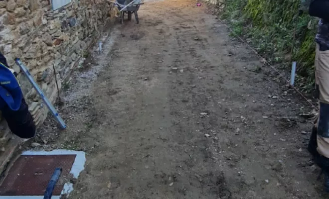 Nivellement du sol, Lavandou, N30